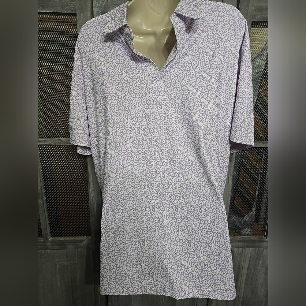 Stylish POPS Men's Lavender Polo Golf Shirt